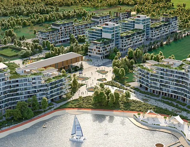 Commercial visualization of residential complex