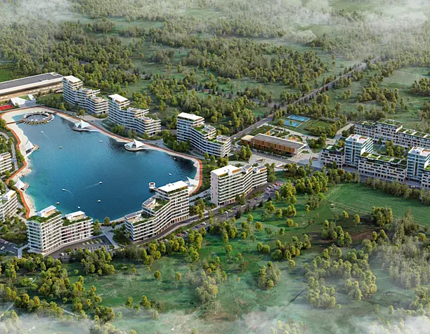Commercial visualization of residential complex 2