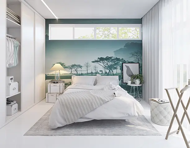 Visualization. Quest bedroom