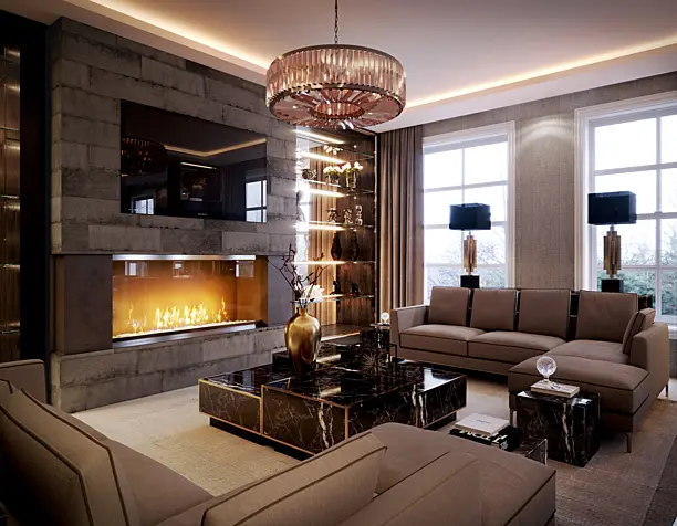 Bar and sitting area CGI's
