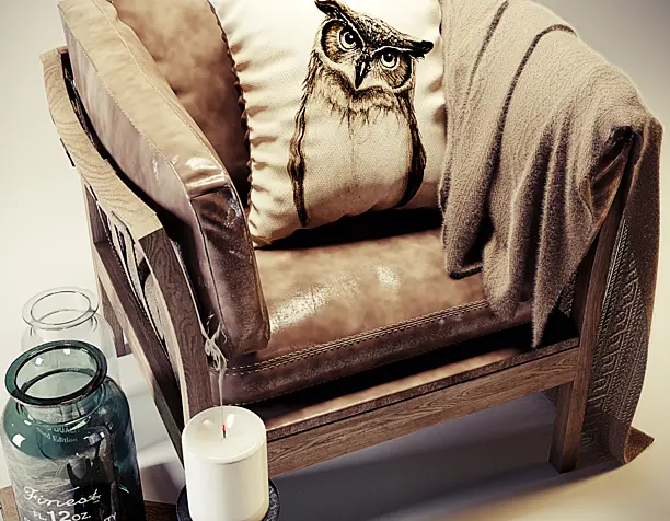 3D модель кресла фабрики ARTWOOD         HURLINGHAM Armchair