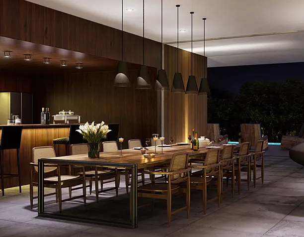 House with open space