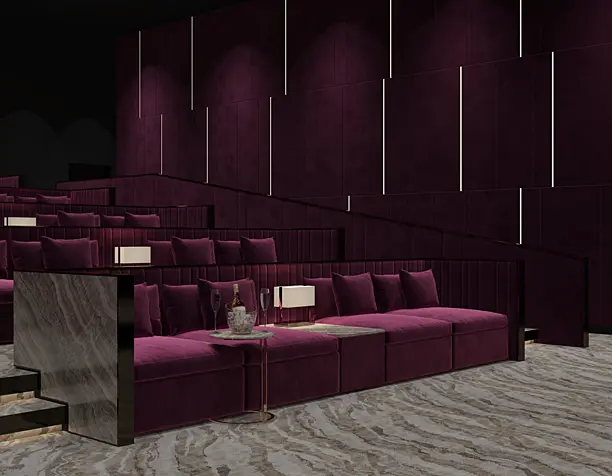 Romanov Cinema - дизайн кинозала