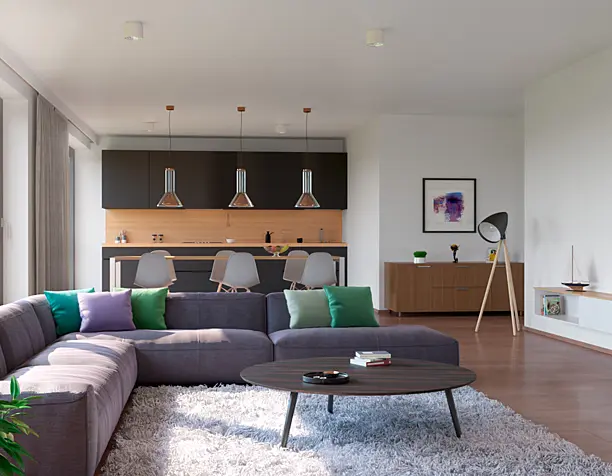 Interior visualization in Corona Render