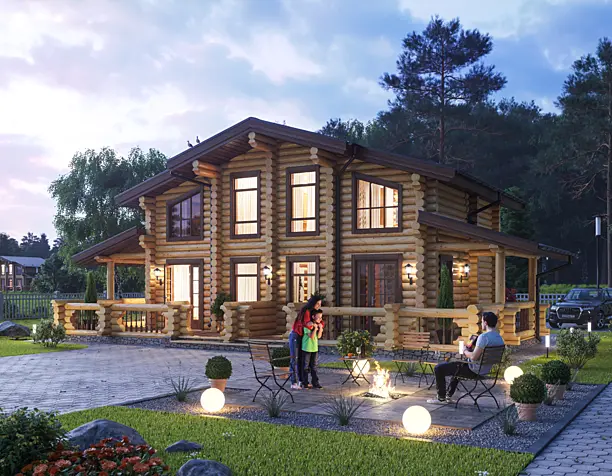 Two-family house in a tourist base