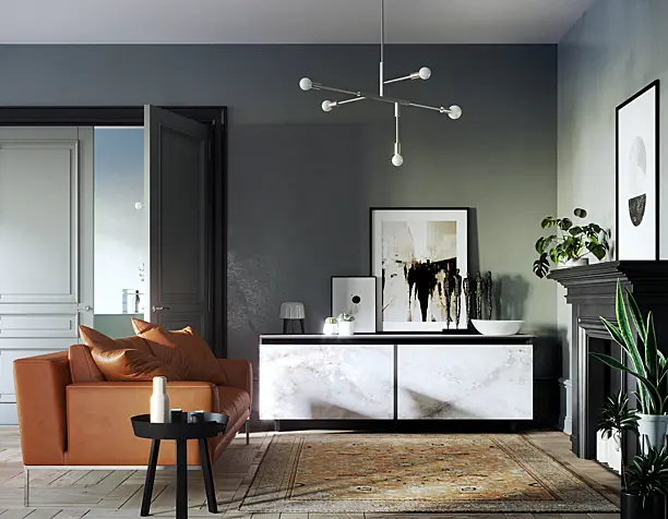Greyscale interior