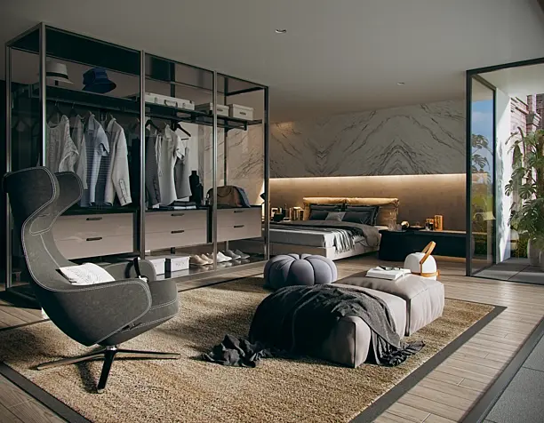 Penthouse Master Bedroom Views.