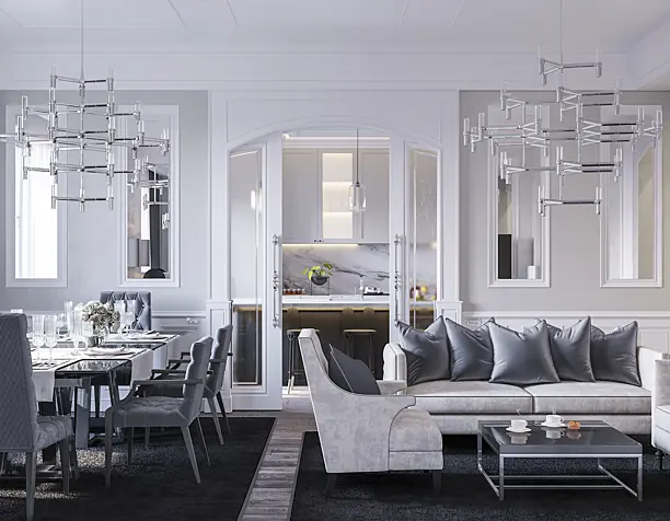 Living room , kitchen