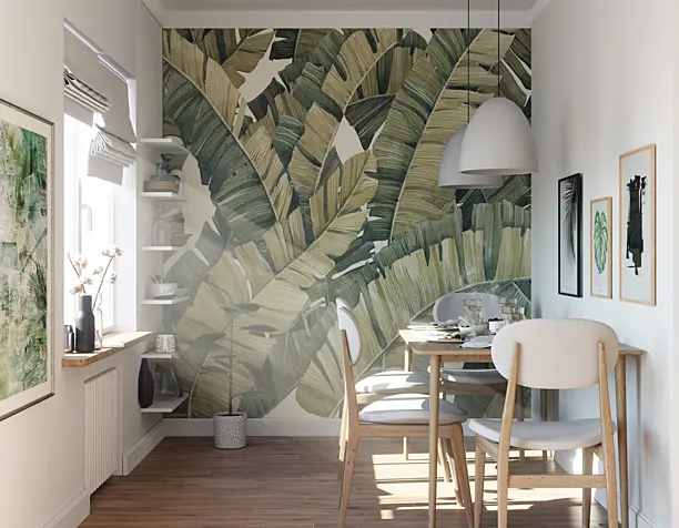 sunny kitchen for young couple