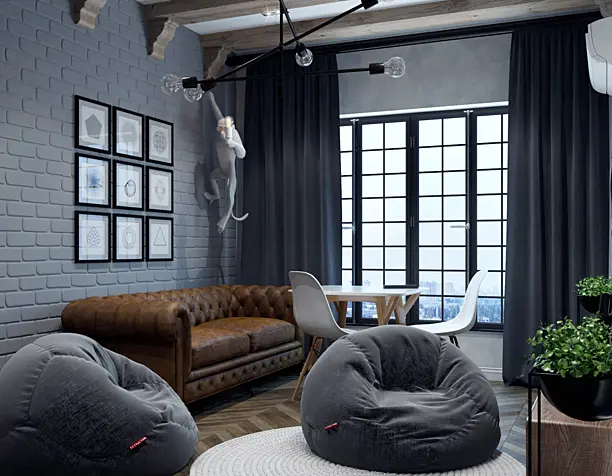 Loft & East style - Common room