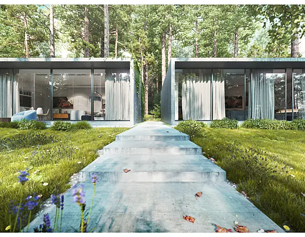 The forest house
