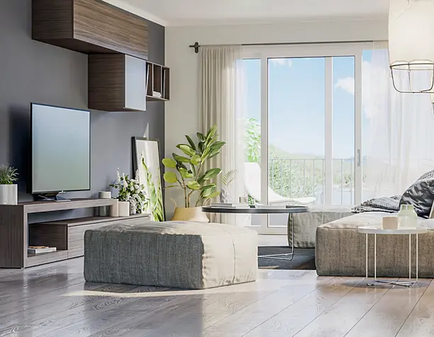 Comfy grey room