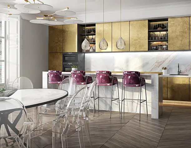 Gold kitchen