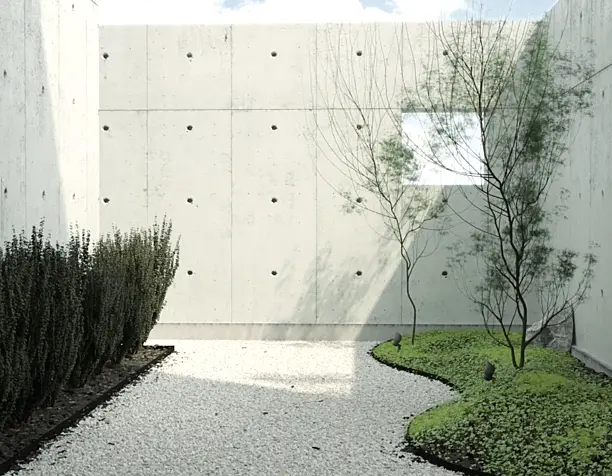 Concrete box house animation