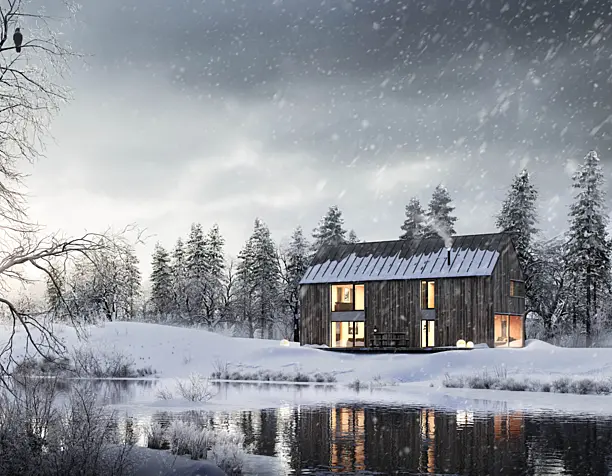 Winter. Far from civilization.
