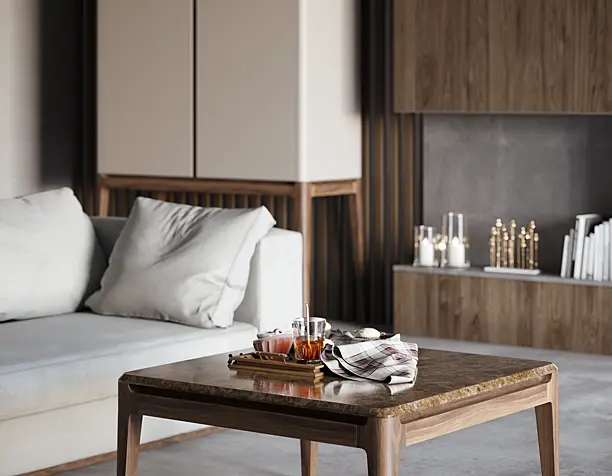 Living room | Visualization of furniture for Yachtline