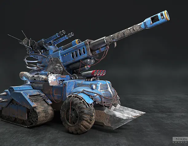 Wasteland blue tank