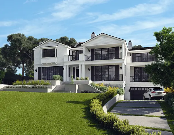 Exterior Visualization. USA.