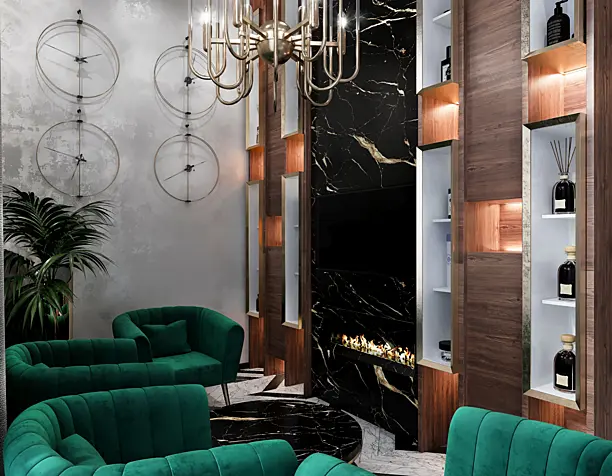 Reception of beauty salon