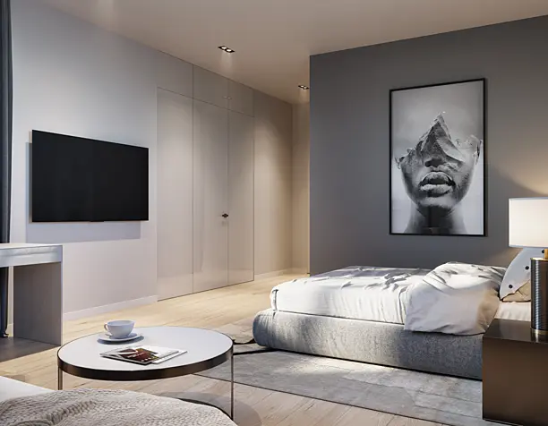 Contemporary bedroom