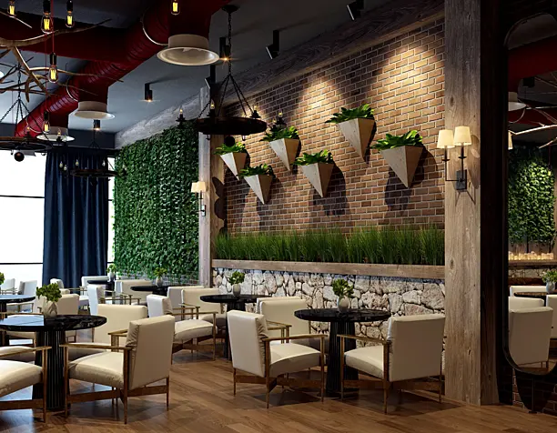 Loft style Restaurant in Baku