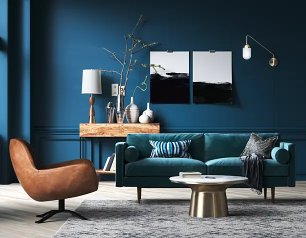 West elm livingroom (сделано по референсу)