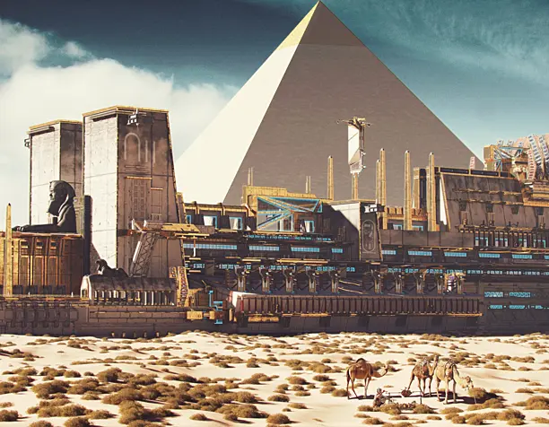 Egyptian spaceship 2