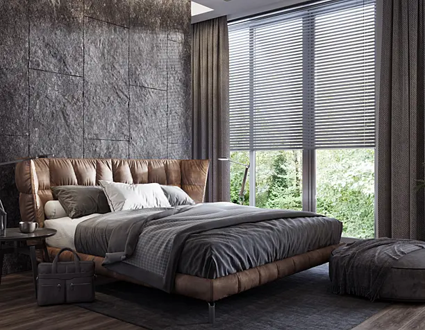 Modern bedroom & bathroom