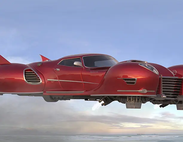 "Lightning" car of the future