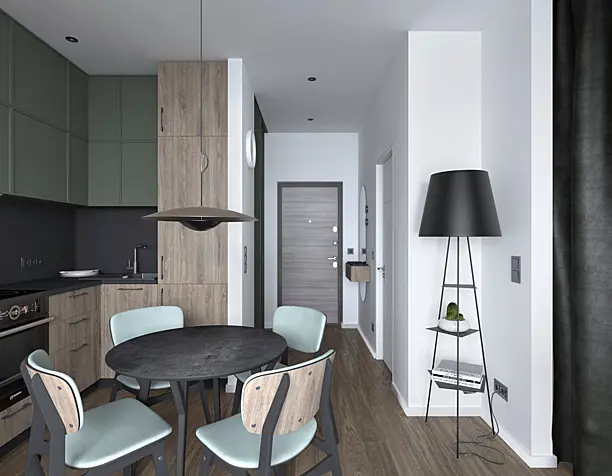 Small 35sq.m. apartment