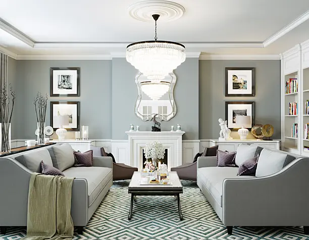 Living room.Легкая классика