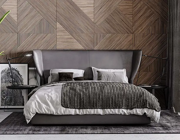 Set of Beds I Спальня I Визуализация кровати для журнала.