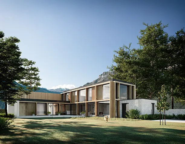 house in the mountains(сделано по фото)