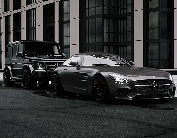 Mercedes G63/ Mercedes GT |full cgi|