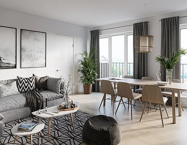 Living-Dining Room