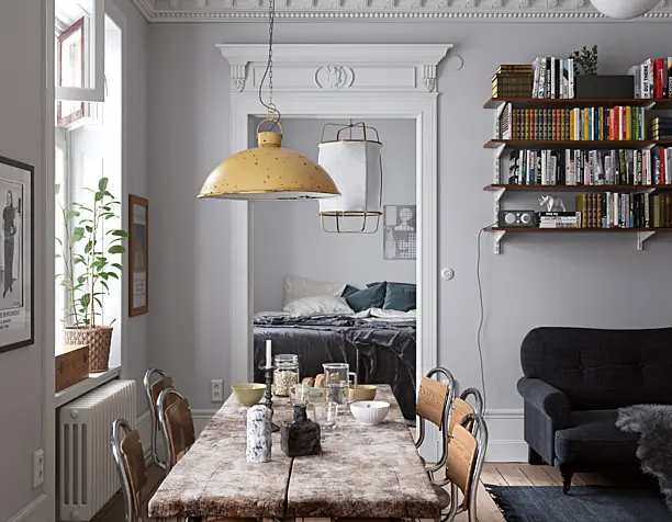 Scandinavian Interior (сделано по референсу)