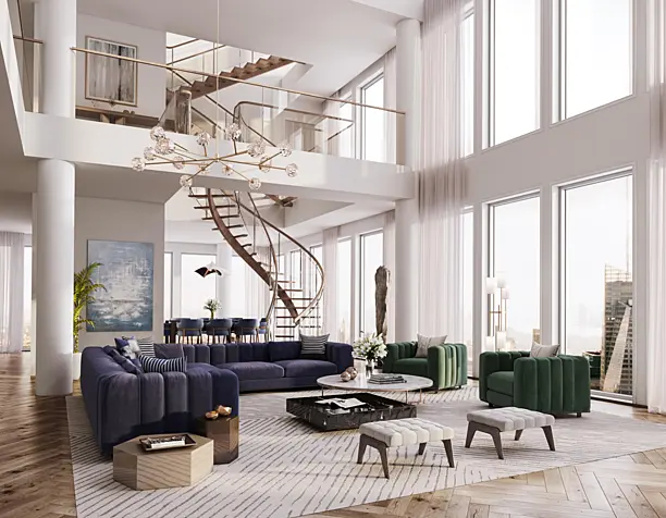 Penthouse in New York (Сделано по референсу)