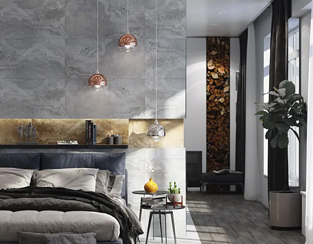 Peach&Stone bedroom