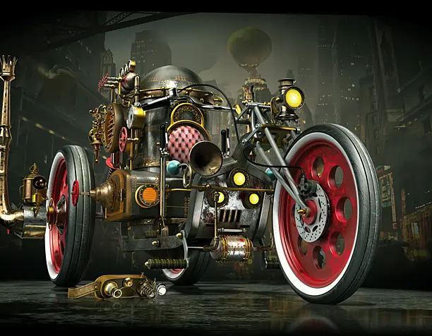 Steampunk bike
