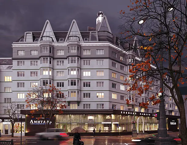 The project of reconstruction of apartment building