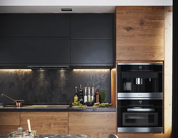 Modern Dark Kitchen