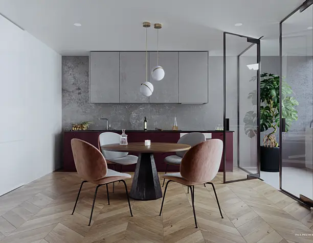 Puce apartment
