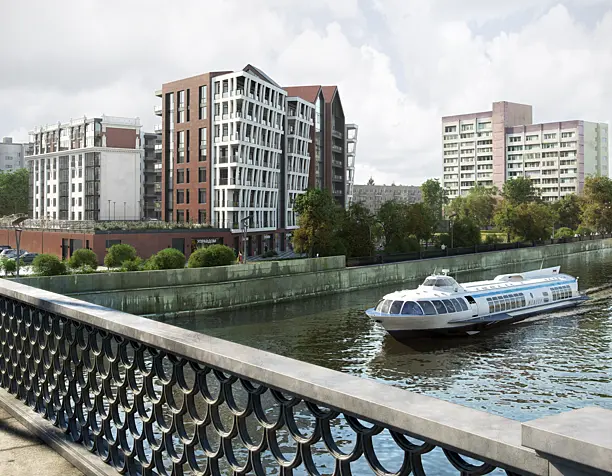Residential complex on the waterfront