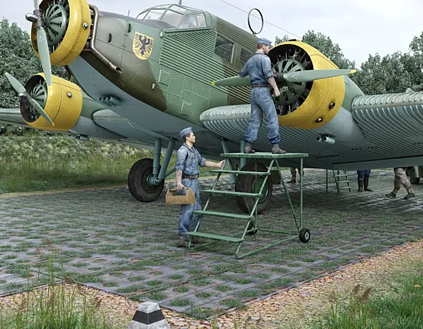 Junkers Ju-52. Экстерьер