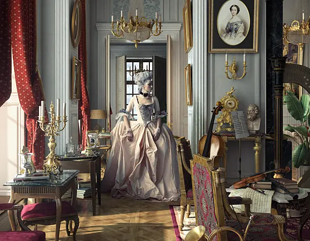 Девушка в розовом