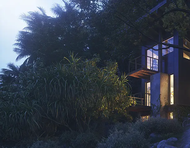 House on the hill.