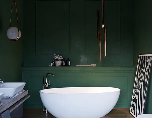 Green Bathroom
