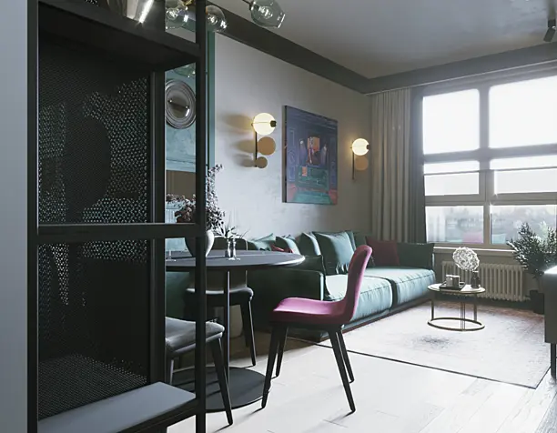 luxury monkey/ design project smart apartment Kiev