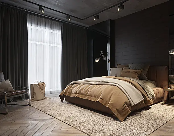 Спальня в стиле Loft