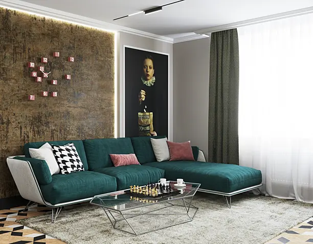 kitchen-living room interior